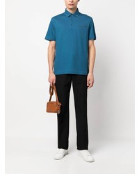 blaues Polohemd von Zegna