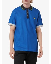 blaues Polohemd von Burberry