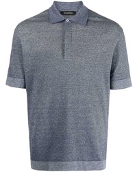 blaues Polohemd von Zegna