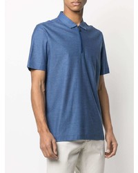 blaues Polohemd von Canali