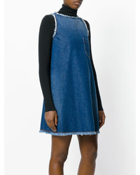 blaues schwingendes Kleid von Love Moschino