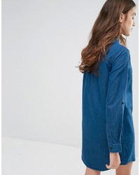 blaues Shirtkleid von Jack Wills