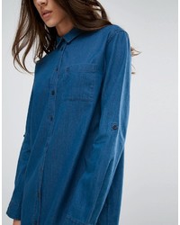 blaues Shirtkleid von Jack Wills