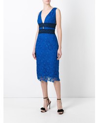 blaues Spitze Etuikleid von Dvf Diane Von Furstenberg