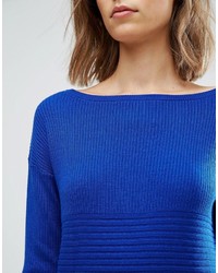 blaues Strick Midikleid von Asos