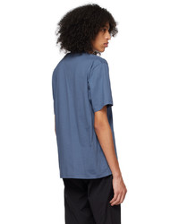 blaues Strick T-Shirt mit einem Rundhalsausschnitt von Norse Projects