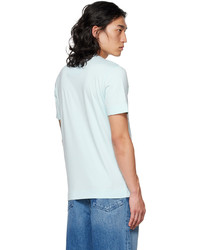 blaues Strick T-Shirt mit einem Rundhalsausschnitt von Givenchy