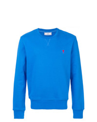 blaues Sweatshirt von AMI Alexandre Mattiussi
