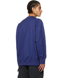 blaues Sweatshirt von Sacai