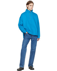 blaues Sweatshirt von Wooyoungmi