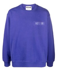 blaues Sweatshirt von Moschino