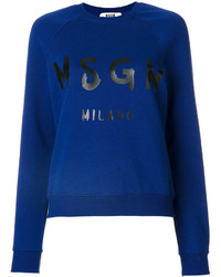 blaues Sweatshirt von MSGM