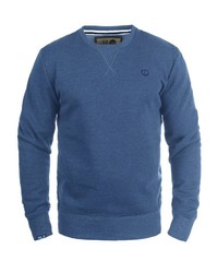 blaues Sweatshirt von Solid