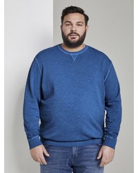blaues Sweatshirt von TOM TAILOR Men Plus