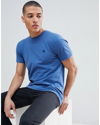 blaues T-Shirt mit einem Rundhalsausschnitt von Abercrombie & Fitch