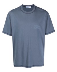 blaues T-Shirt mit einem Rundhalsausschnitt von AFFIX