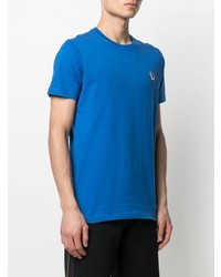 blaues T-Shirt mit einem Rundhalsausschnitt von PS Paul Smith