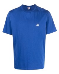 blaues T-Shirt mit einem Rundhalsausschnitt von AUTRY