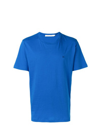 blaues T-Shirt mit einem Rundhalsausschnitt von Calvin Klein Jeans