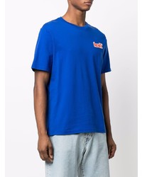 blaues T-Shirt mit einem Rundhalsausschnitt von Levi's