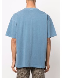 blaues T-Shirt mit einem Rundhalsausschnitt von Carhartt WIP