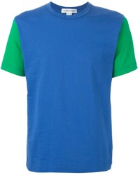 blaues T-Shirt mit einem Rundhalsausschnitt von Comme Des Garcons SHIRT