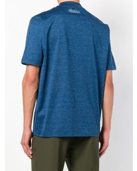 blaues T-Shirt mit einem Rundhalsausschnitt von Lanvin