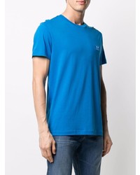 blaues T-Shirt mit einem Rundhalsausschnitt von Diesel