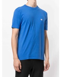 blaues T-Shirt mit einem Rundhalsausschnitt von Champion