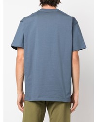 blaues T-Shirt mit einem Rundhalsausschnitt von Carhartt WIP