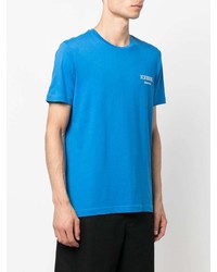 blaues T-Shirt mit einem Rundhalsausschnitt von Iceberg