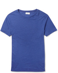 blaues T-Shirt mit einem Rundhalsausschnitt von Gant