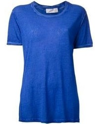 blaues T-Shirt mit einem Rundhalsausschnitt von IRO