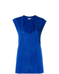 blaues T-Shirt mit einem Rundhalsausschnitt von Isabel Marant Etoile