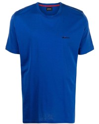 blaues T-Shirt mit einem Rundhalsausschnitt von Kiton