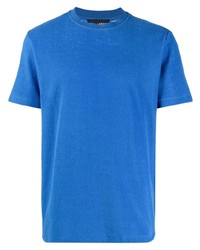 blaues T-Shirt mit einem Rundhalsausschnitt von Lardini