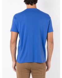 blaues T-Shirt mit einem Rundhalsausschnitt von OSKLEN