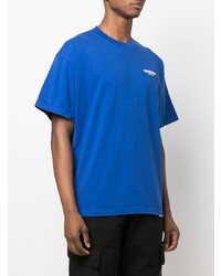 blaues T-Shirt mit einem Rundhalsausschnitt von Represent