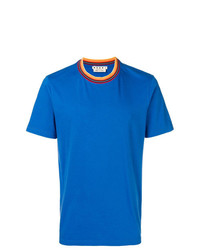 blaues T-Shirt mit einem Rundhalsausschnitt von Marni