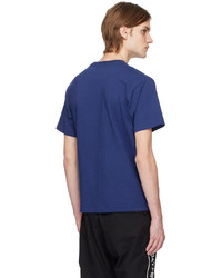 blaues T-Shirt mit einem Rundhalsausschnitt von BAPE