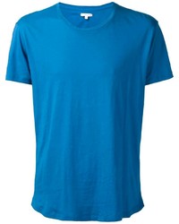blaues T-Shirt mit einem Rundhalsausschnitt von Orlebar Brown