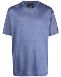 blaues T-Shirt mit einem Rundhalsausschnitt von Paul & Shark