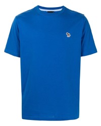 blaues T-Shirt mit einem Rundhalsausschnitt von PS Paul Smith