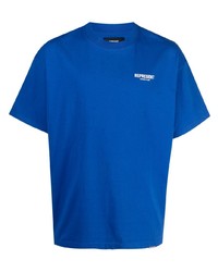 blaues T-Shirt mit einem Rundhalsausschnitt von Represent