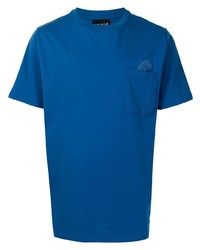 blaues T-Shirt mit einem Rundhalsausschnitt von SPORT b. by agnès b.