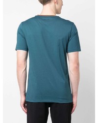 blaues T-Shirt mit einem Rundhalsausschnitt von Paul Smith