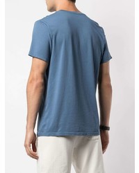 blaues T-Shirt mit einem Rundhalsausschnitt von SAVE KHAKI UNITED