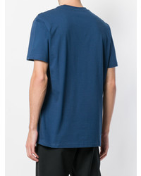 blaues T-Shirt mit einem Rundhalsausschnitt von Futur