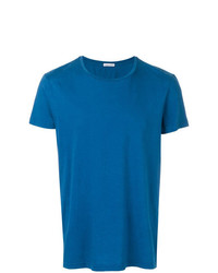 blaues T-Shirt mit einem Rundhalsausschnitt von Tomas Maier