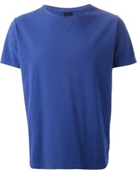 blaues T-Shirt mit einem Rundhalsausschnitt von Uniforms For The Dedicated